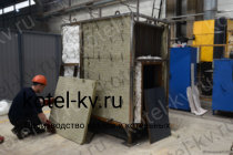 Котел КВД-0.8 на дровах в наличии на заводе фото