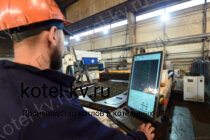 Дровяной котел КВД 0.9 изготовление